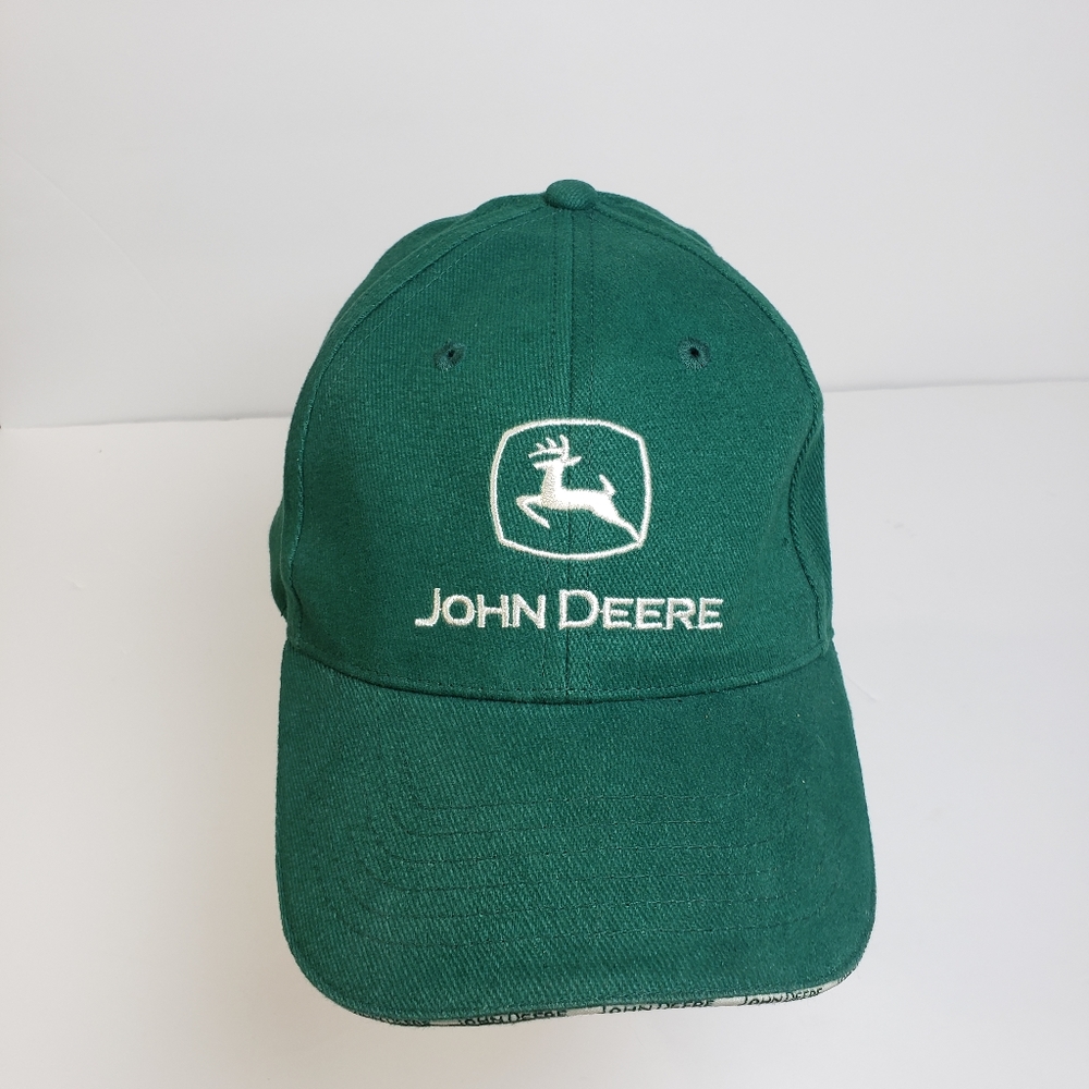 John Deere 100% Cotton Velcro Adjustable Back Cap